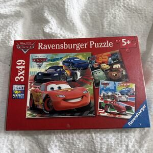 Ravensburger Disney Pixar Cars 2 Puzzle 3 x 49 W/ Posters Lightning McQueen